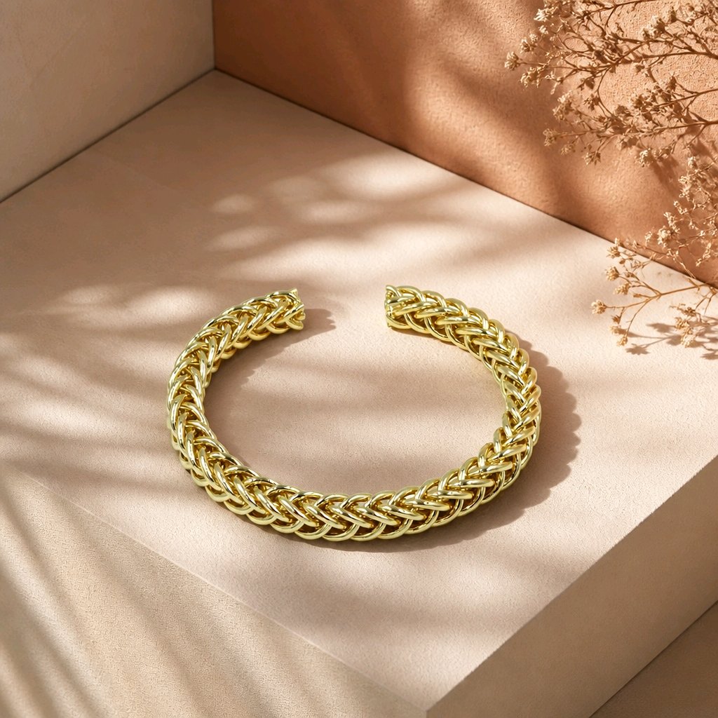 Pulsera aro trenzada