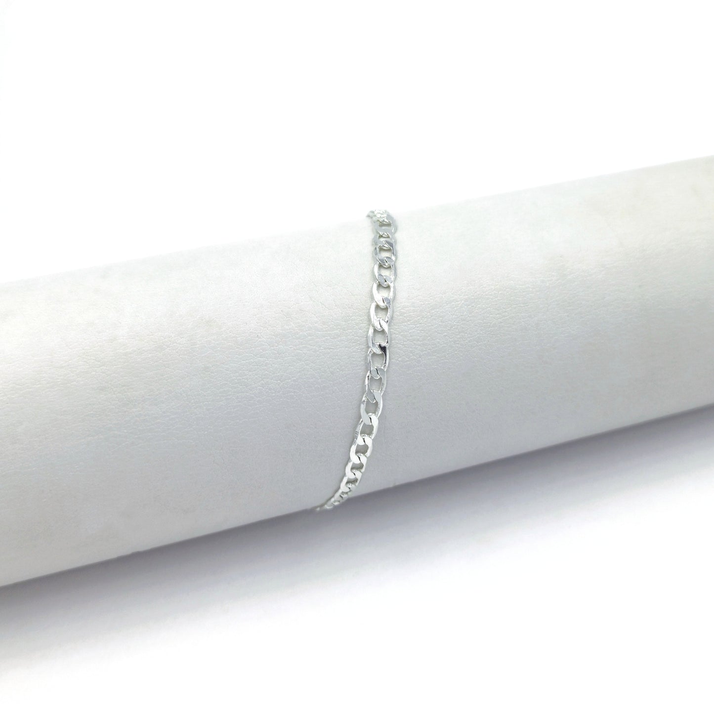 Pulsera cubana baño de plata