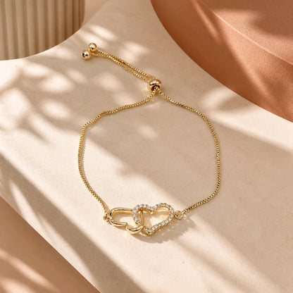 Pulsera graduable corazón