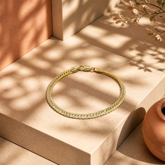 Pulsera tejido plano