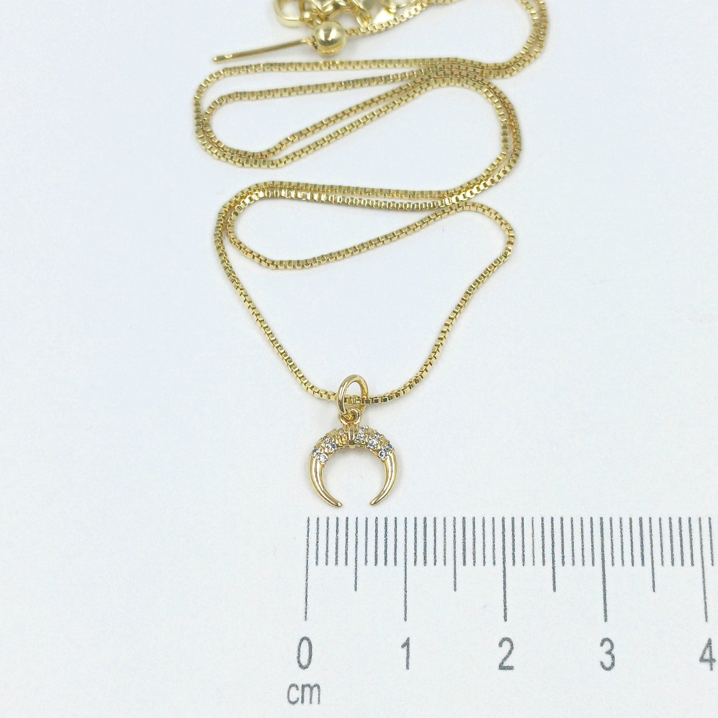 Collar rodio luna