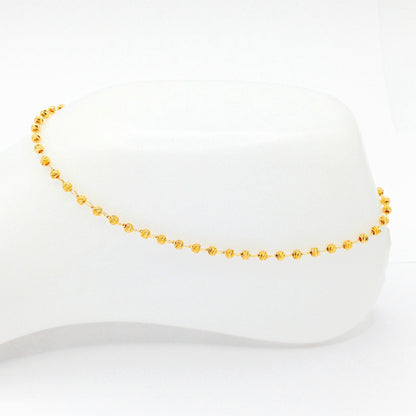 Tobillera balín diamantado