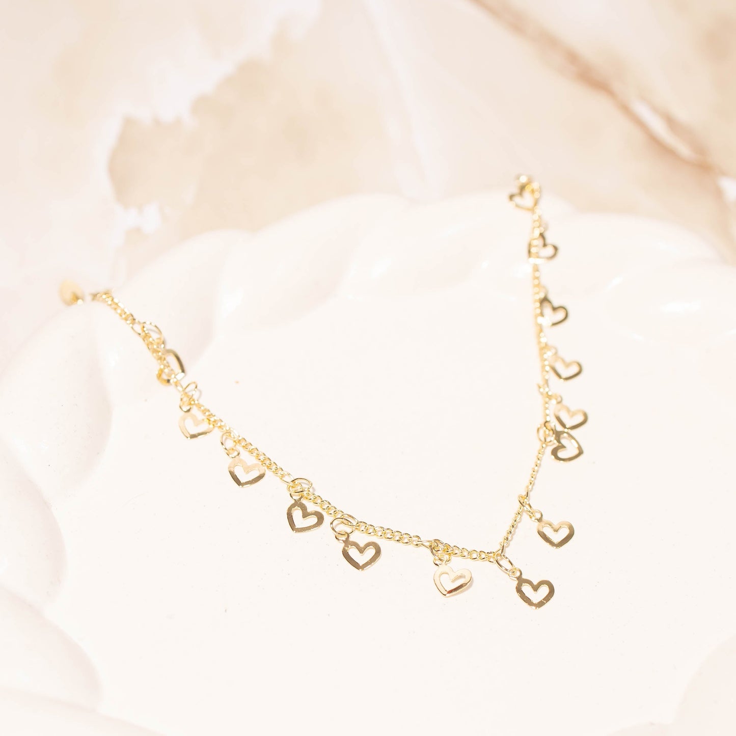 Tobillera cilueta corazón