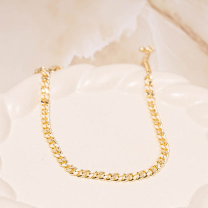 Tobillera Cubana blanca