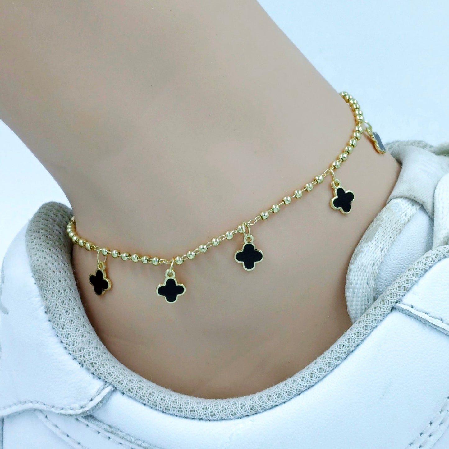 Tobillera Van cleef negro