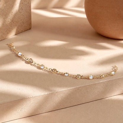Tobillera perlas