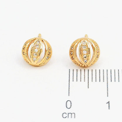 Topo microzircones perforado (8mm) Amulí