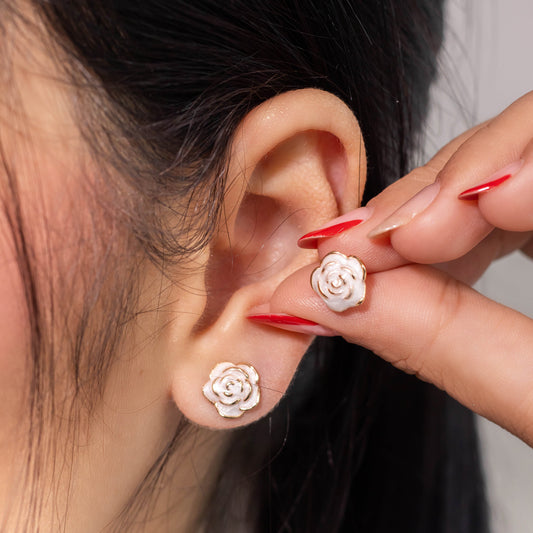 Topo flor de loto esmaltado 