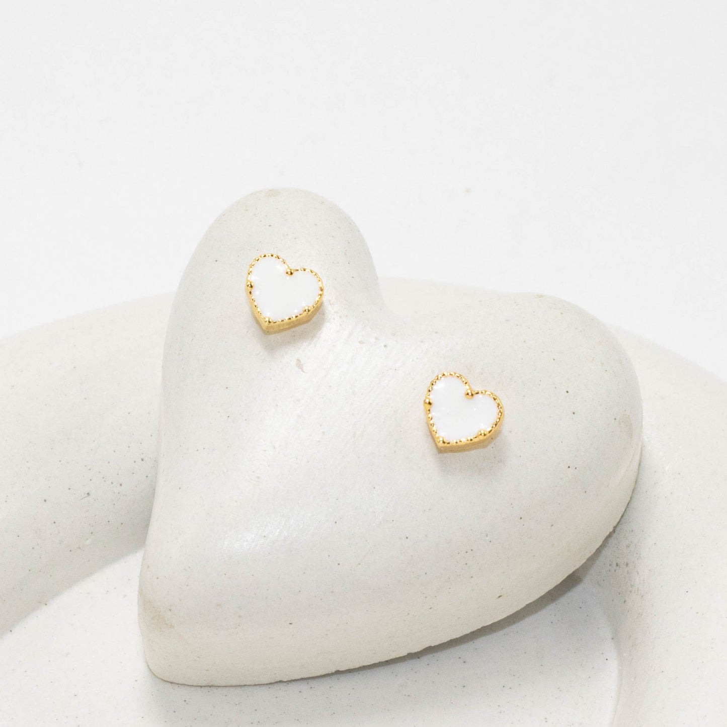 Topo corazon esmaltado