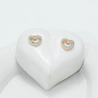 Topo Corazón azul