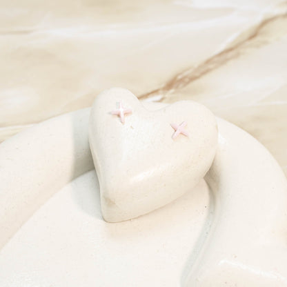 Topo cerámica destello rosa