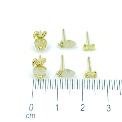 Topo trío conejito gema