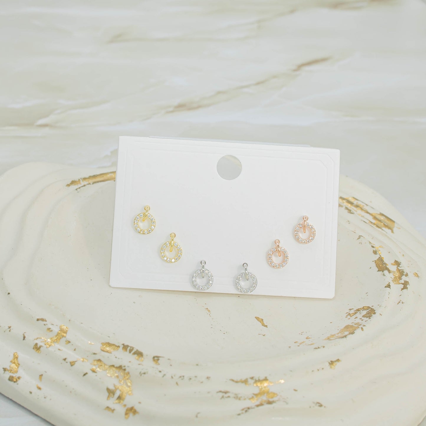 Topo trío aros 3 oros