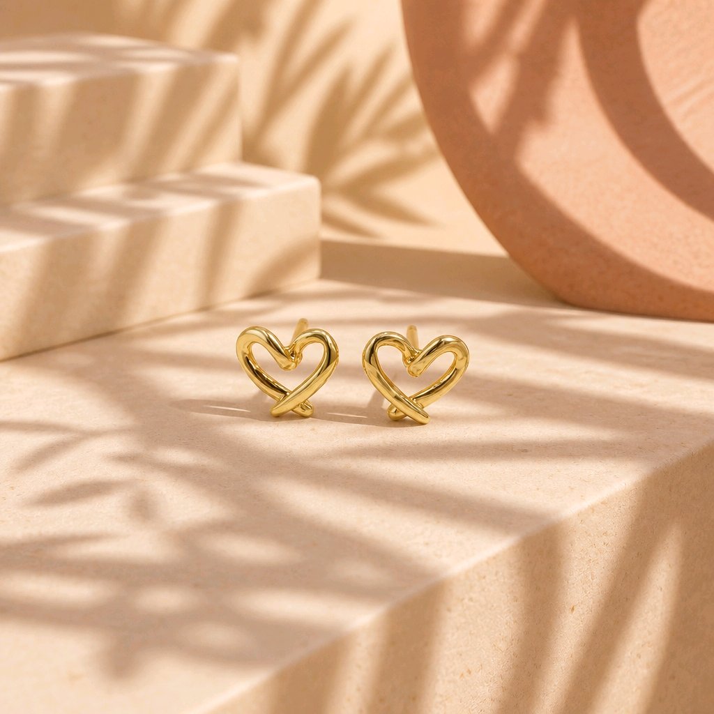 Topo mini silueta corazón