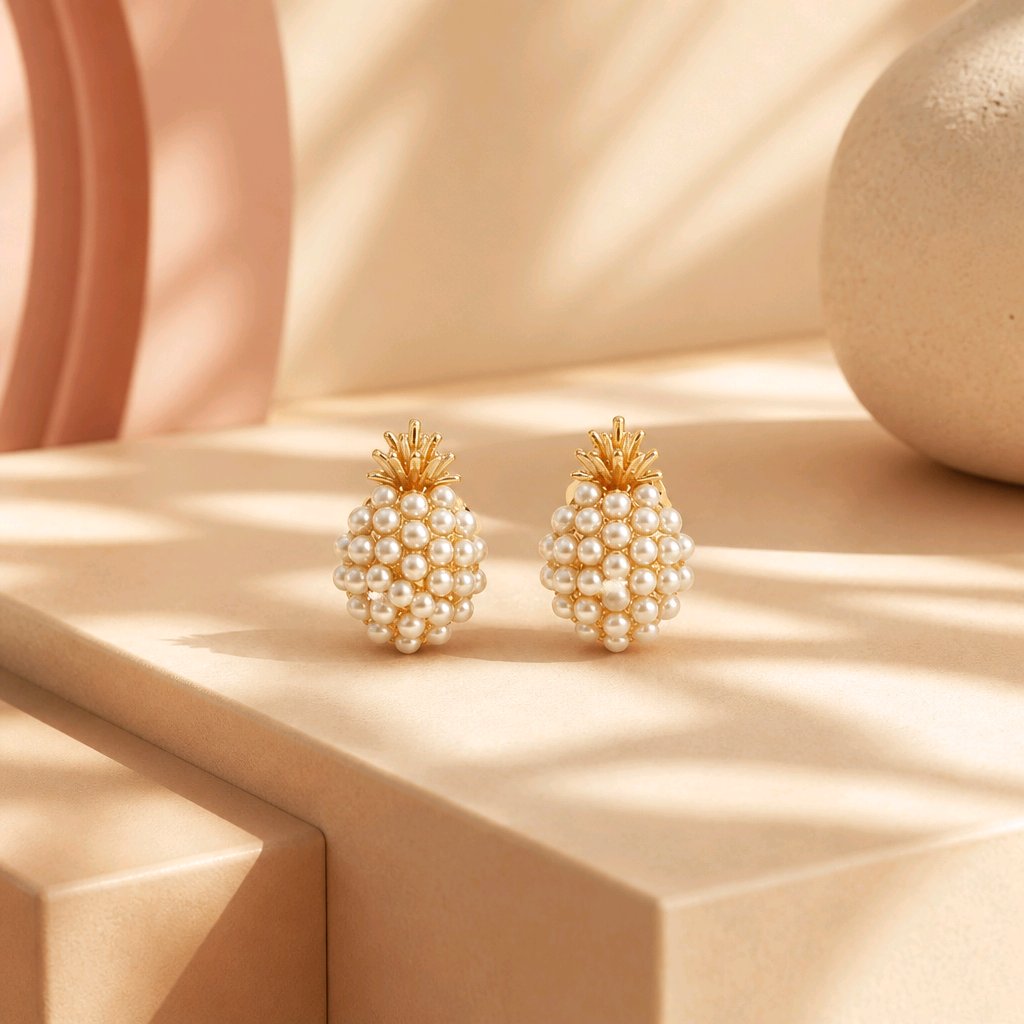 Topo piña mini perlas