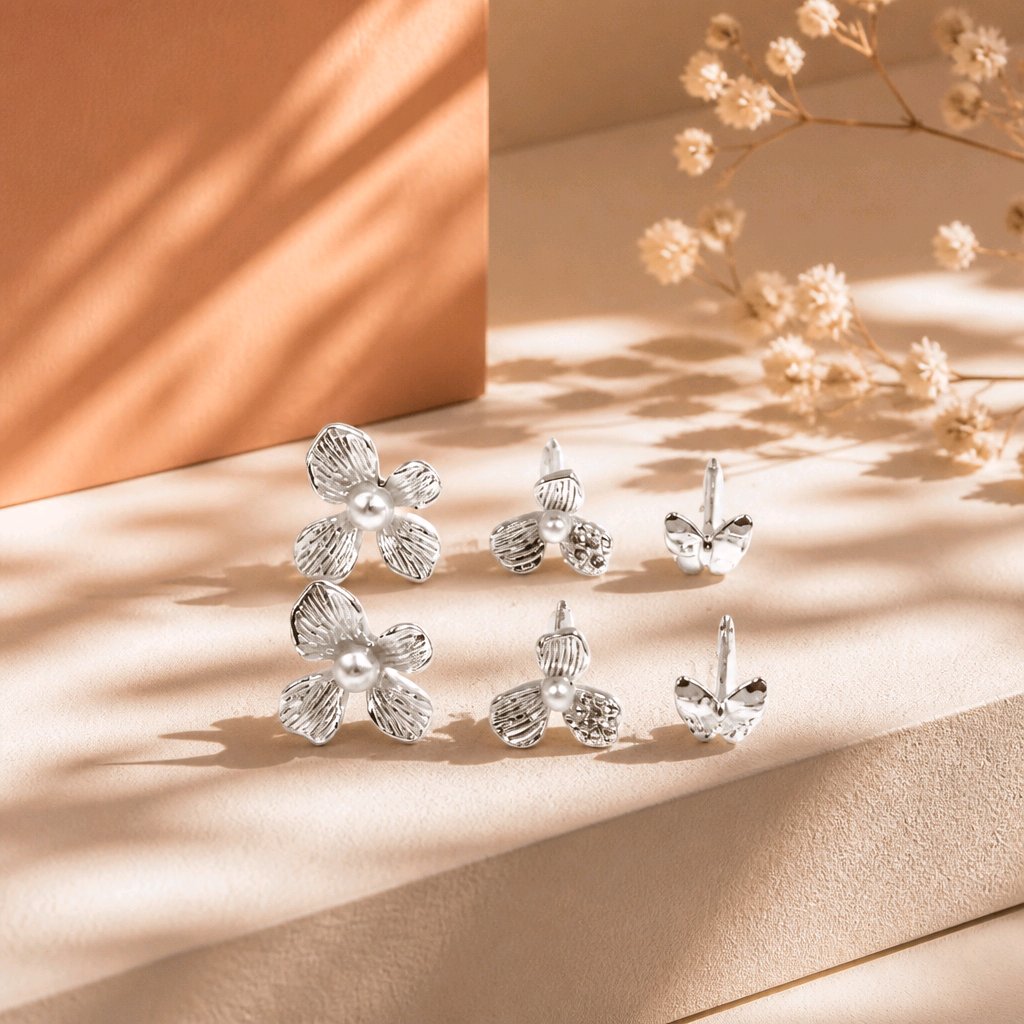 Topo trío baño de plata