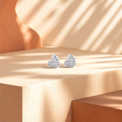 Topo corazón baño de plata