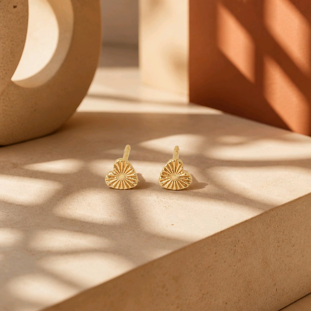 Topo mini corazón diamantado