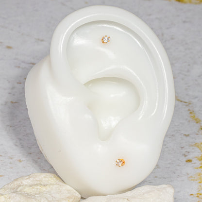 Topo zircón (2mm) Cristal