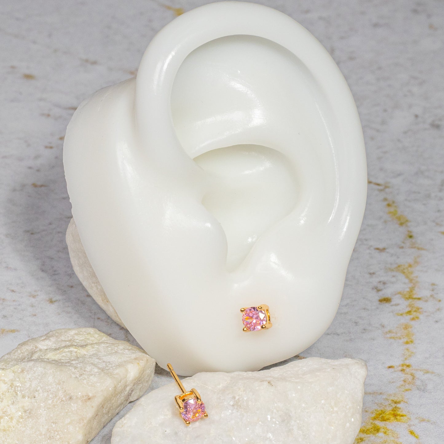 Topo zircon (4mm) Pink