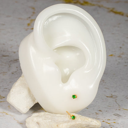 Topo zircón (2mm) Esmeralda