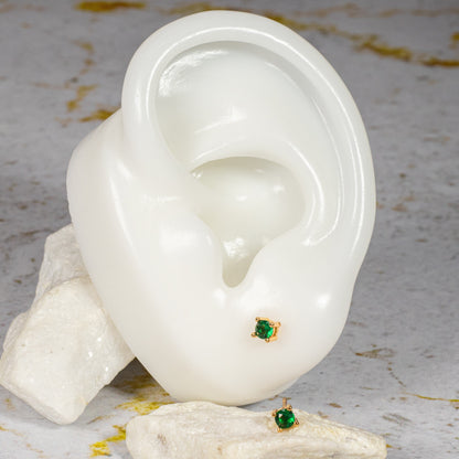 Topo zircón (3mm) Esmeralda